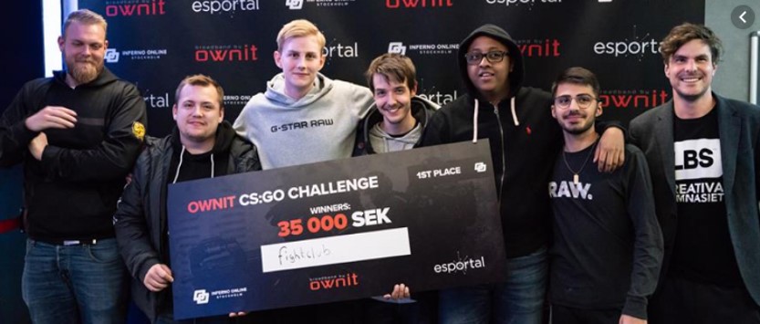 Ownit är huvudpartner till Inferno Online, världens största gaming-center.